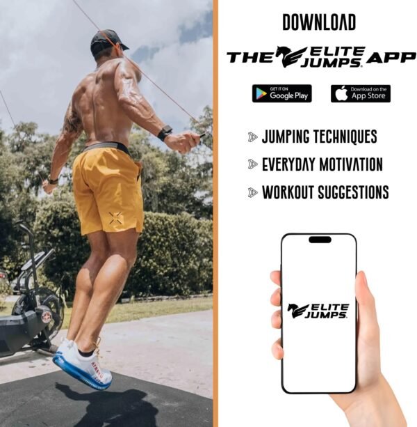 Elite Jumps Beaded Jump Rope | Adjustable Jump Ropes for Fitness w/Unbreakable Handles and Shatterproof Beads | Crossover Jump Rope, Perfect Addition to Your Exercise Equipment | Segmented Jump Rope - Image 7