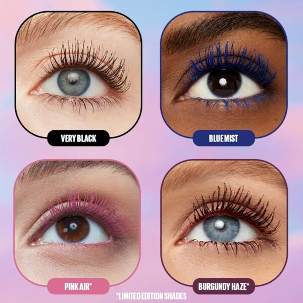 Maybelline Lash Sensational Sky High Washable Mascara Makeup, Volumizing, Lengthening, Defining, Curling, Multiplying, Buildable Formula, Very Black, 1 Count - Image 5