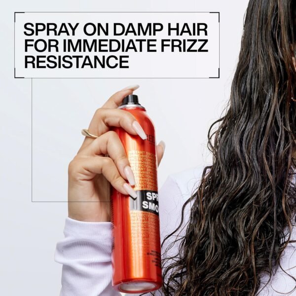 Redken Spray Smooth Anti Frizz Treatment Spray | Frizz Control and Heat Protectant for Hair | Instant Smoother | With Citric Acid | Paraben, Sulfate & Silicone-Free - Image 5