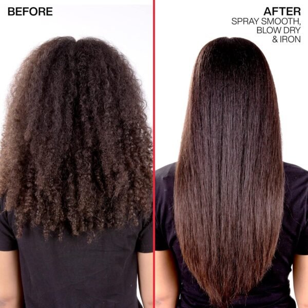 Redken Spray Smooth Anti Frizz Treatment Spray | Frizz Control and Heat Protectant for Hair | Instant Smoother | With Citric Acid | Paraben, Sulfate & Silicone-Free - Image 8