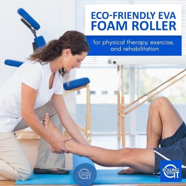 Foam Roller with High Density for Physical Therapy, Muscle Roller for Exercise and Muscle Recovery, Eco-Friendly Back Roller, Firm and Smooth Surface Massage Roller, Select Your Size - Image 5