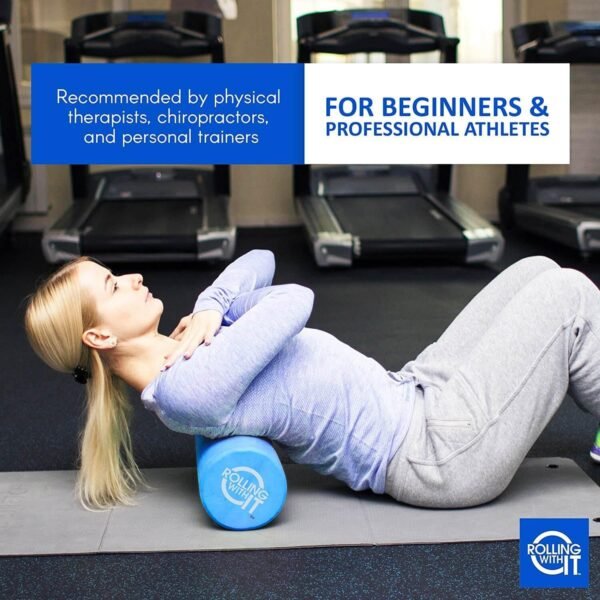 Foam Roller with High Density for Physical Therapy, Muscle Roller for Exercise and Muscle Recovery, Eco-Friendly Back Roller, Firm and Smooth Surface Massage Roller, Select Your Size - Image 7