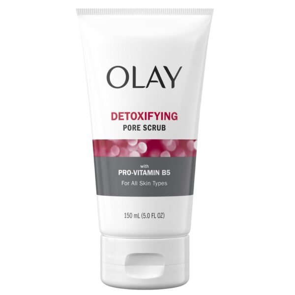 Facial Cleanser by Olay Regenerist, Detoxifying Pore Scrub & Exfoliator, 5 Oz (Pack of 3) - Image 2