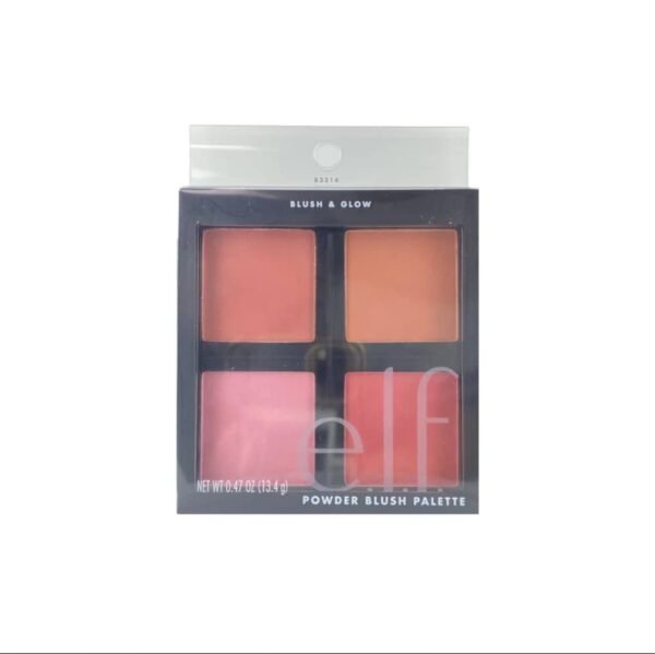 e.l.f. Cosmetics Powder Blush Palette, Four Blush Shades for Beautiful, Long-Lasting Pigment, Light - Image 5