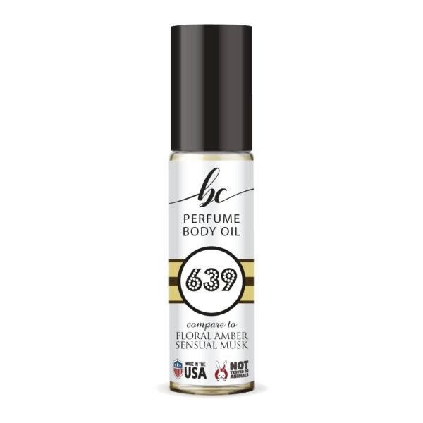BC Perfume 639 Inspired by Rosendo Floral Amber Sensual Musk For Women & Men Replica Fragrance Body Oil Dupes Alcohol-Free Sample Travel Size Concentrated Long Lasting Roll-On 0.3 Fl Oz/10ml - Image 2