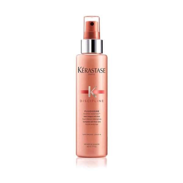 KERASTASE Discipline Fluidissime Anti-Frizz Spray | Hair Smoothing & Heat Protectant Spray | Illuminates Shiny Hair | With Morpho-Keratine and Conditioning Agents | For Styled Hair - Image 2