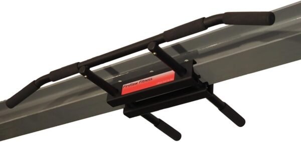 600 LBS Weight Limit - I-Beam Pull Up Bar - Long Bar with Bent Ends - Durable Rubber Grips - Red Label - Made in the USA! - Image 2