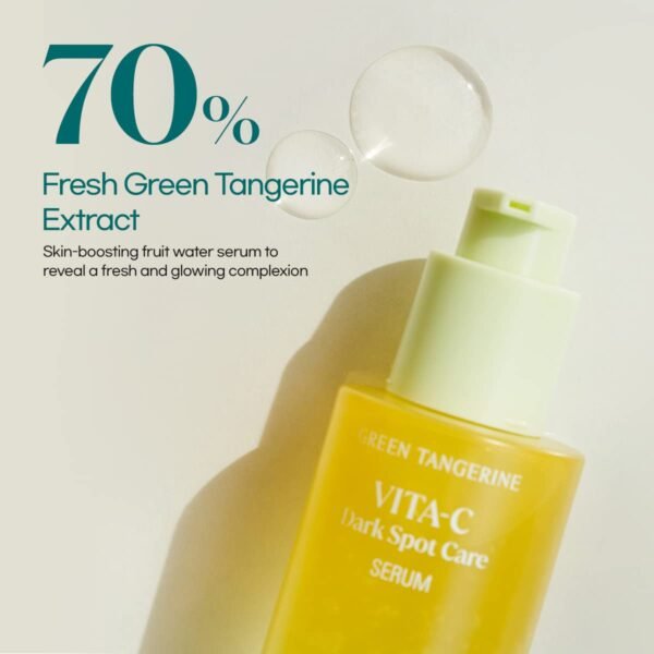 Goodal Green Tangerine Vitamin C Serum for Sensitive Skin | Anti-Aging, Acne Scars, Fine Lines, Hyperpigmentation, and Dark Circles Treatment (40ml, 1.41 fl oz) - Image 4