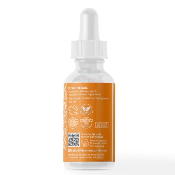 LilyAna Naturals Vitamin C Serum for Face - Face Serum with Hyaluronic Acid and Vitamin E, Anti Aging Serum, Reduces Age Spots and Sun Damage, Promotes Collagen and Elastin (1oz) - Image 10