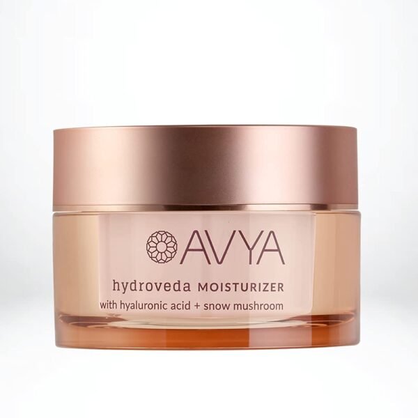 AVYA Hydroveda Moisturizer (1.7oz) - Advanced Ayurvedic Skincare/Hyaluronic Acid with Snow Mushroom/Soothes and Hydrates for Youthful Skin - Image 2