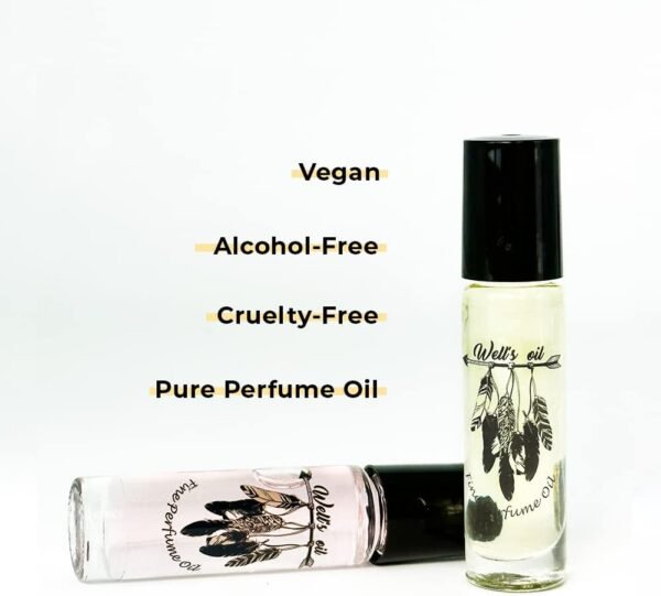 Well's Oil Roll-On Perfume Oil (Inspired by Love Spell) | Notes of Fresh Peach and Cherry Blossom | Long-Lasting | Paraben-Free | 0.33 Fl Oz / 10 ml - Image 6