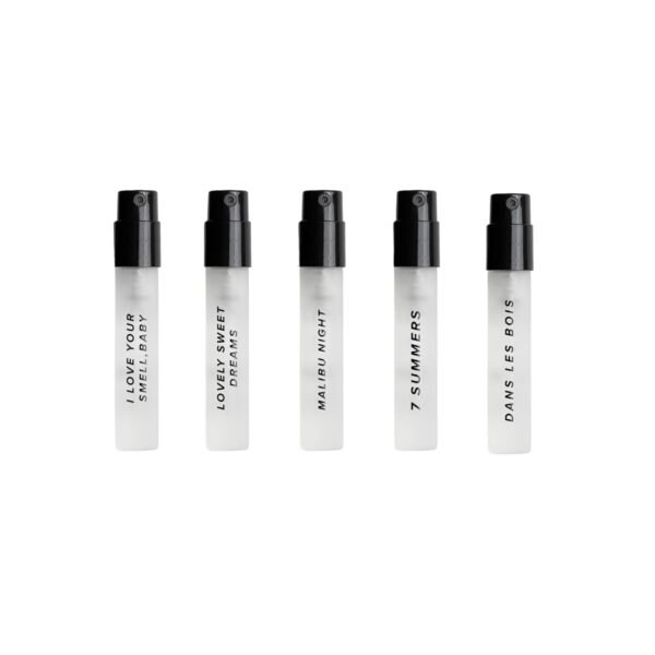 DIME Beauty Perfume Sampler, Hypoallergenic, Clean Perfumes, Eau de Toilette For Women (Set of 5, 2 ml) - Image 3