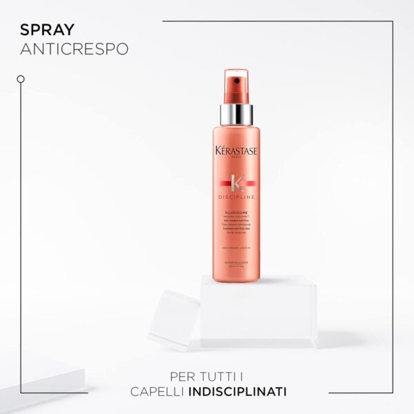 KERASTASE Discipline Fluidissime Anti-Frizz Spray | Hair Smoothing & Heat Protectant Spray | Illuminates Shiny Hair | With Morpho-Keratine and Conditioning Agents | For Styled Hair - Image 3