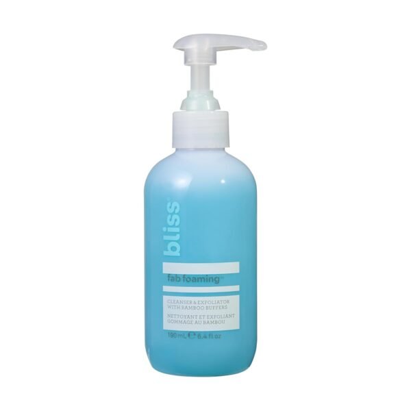 Bliss Fab Foaming 2-In-1 Cleanser and Exfoliator with Bamboo Buffers - 6.4 Fl Oz - Oil-Free Gel Face Wash - Makeup Remover - Vegan & Cruelty Free - Image 9