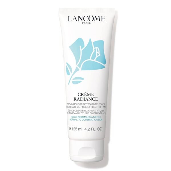 Lancôme​ Créme Radiance Cream-to-Foam Face Cleanser - Gently Cleanses Skin & Removes Makeup - With Rose & Lotus Flower Extract - 4.2 Fl Oz - Image 2