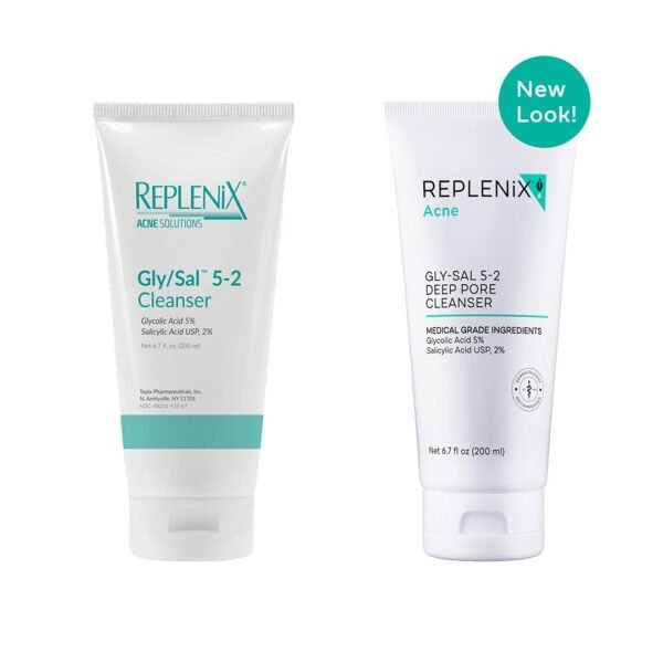 Replenix Gly-Sal Deep Pore Facial Cleanser, Medical-Grade 5% Glycolic & 2% Salicylic Acid Oil-Free Face Wash for Acne-Prone Skin (6.7 fl. oz) - Image 4