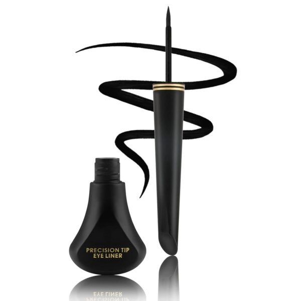 Boobeen Black Eyeliner Liquid, Waterproof Eyeliner Pen With Precision Brush Tip, Create Long Lasting eyeliner Makeup, Goes on Smoothly - Image 2