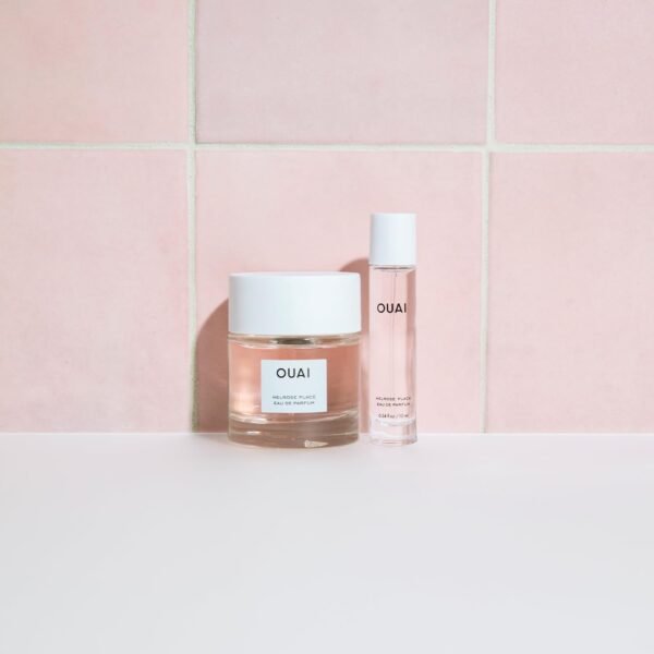 OUAI Melrose Place Eau de Parfum Travel Size - Elegant Womens Perfume for Everyday Wear - Fresh Floral Scent has Notes of Champagne, Bergamot & Rose with Delicate Hints of Cedarwood & Lychee (.34 Oz) - Image 5