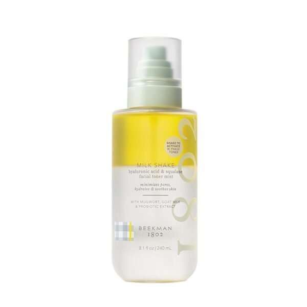 Beekman 1802 Milk Shake Hydrating Toner & Face Mist - Hyaluronic Acid & Squalane - Gentle - Minimizes Pores & Soothes Redness - Alcohol Free, Non-Comedogenic, Cruelty Free, Fragrance Free - Image 2