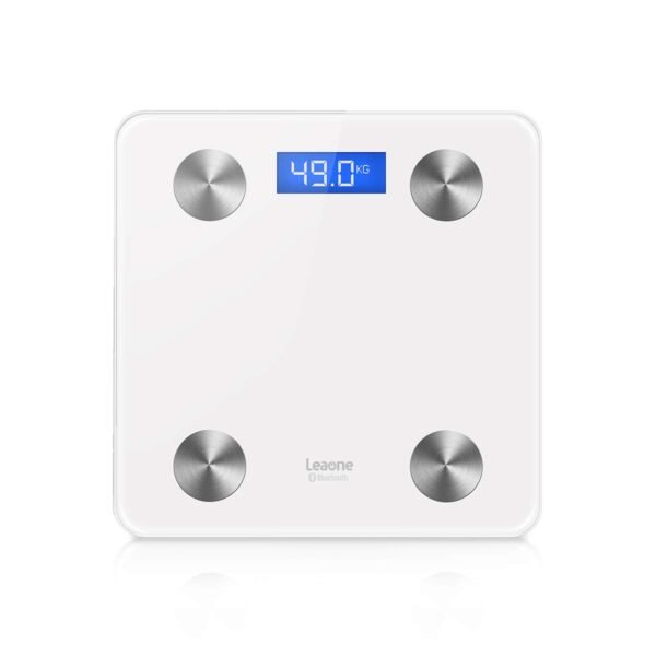 Leaone Scale Digital Weight & Body Fat, Smart Bluetooth Body Weight Bathroom Scale With Step-on Technology Ios & Android App Monitoring, 400lbs Scale (white), 1 Lb - Image 4