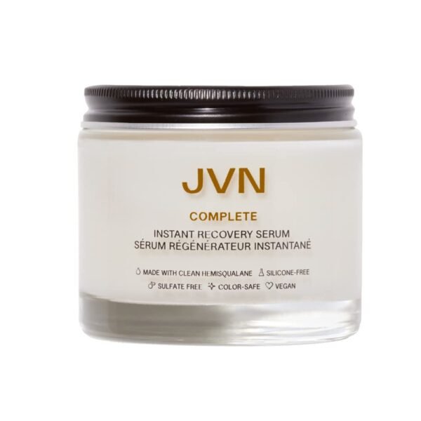 JVN Complete Instant Recovery Serum, Leave-In Anti Frizz Hair Serum, Repairs Hair and Protects Against Heat Damage, Smoothing Serum for All Hair Types, 3.4 Fluid Ounces - Image 2