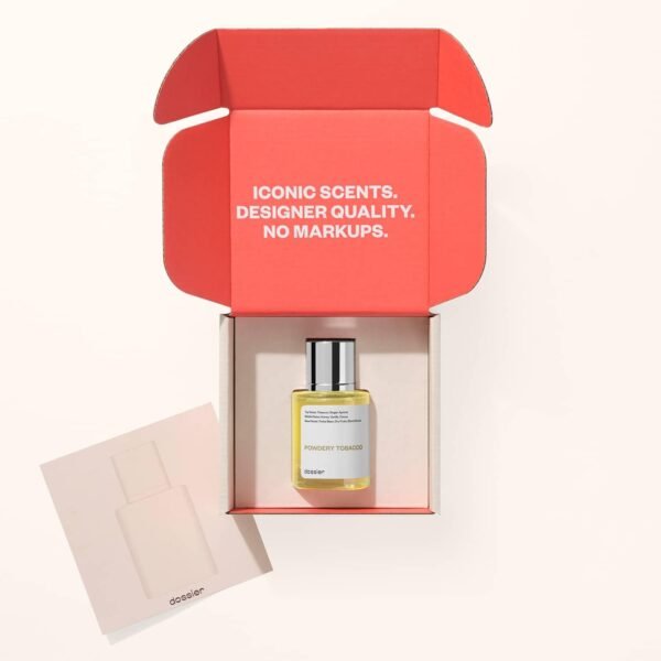 Dossier - Powdery Tobacco -Eau de Parfum - Inspired by T.Ford Tobacco Vanille - Perfume Luxury - Pure Infused - For Men - Fragrance 1,70z (Spray 50ml) - Image 5