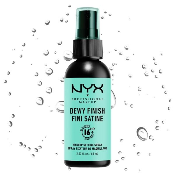 NYX PROFESSIONAL MAKEUP Makeup Setting Spray - Dewy Finish, Long-Lasting Vegan Formula (Packaging May Vary) - Image 9