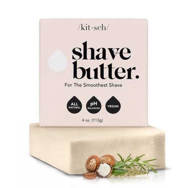 Kitsch Shaving Soap for Women - Hydrating Shave Soap for Sensitive Skin | Paraben-Free, Sulfate-Free | Shave Bar for Soft, Smooth Skin - 4oz - Image 2