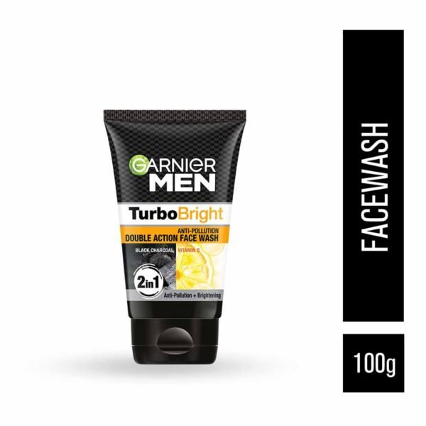 Garnier Men Power White Anti-Pollution Double Action Facewash, 100gm - Image 11