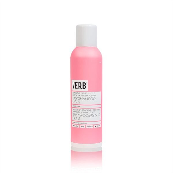 VERB Dry Shampoo Light - Gentle Cleanse, Style Extender & Light Volume - Refreshing Dry Shampoo Spray Removes Oil & Adds Volume - Vegan Dry Shampoo for Light Tones With No Harmful Sulfates, 5 oz - Image 2