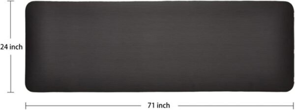 All Purpose 1/2-Inch Extra Thick High Density Anti-Tear Exercise Yoga Mat with Carrying Strap with Optional Yoga Blocks, Multiple Colors - Image 6