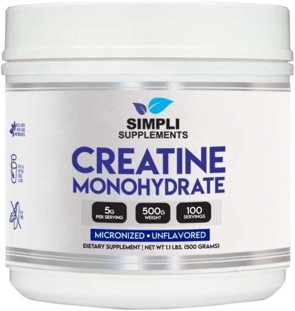Premium Creatine Monohydrate Powder 500g | Best Creatine for Men and Women | Unflavored Creatine Nutritional Supplement for Muscle Building & Recovery | Non-GMO & Vegan-Friendly - Image 6