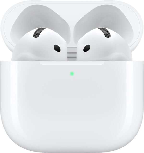 Apple AirPods 4 Wireless Earbuds, Bluetooth Headphones, Personalized Spatial Audio, Sweat and Water Resistant, USB-C Charging Case, H2 Chip, Up to 30 Hours of Battery Life, Effortless Setup for iPhone - Image 3
