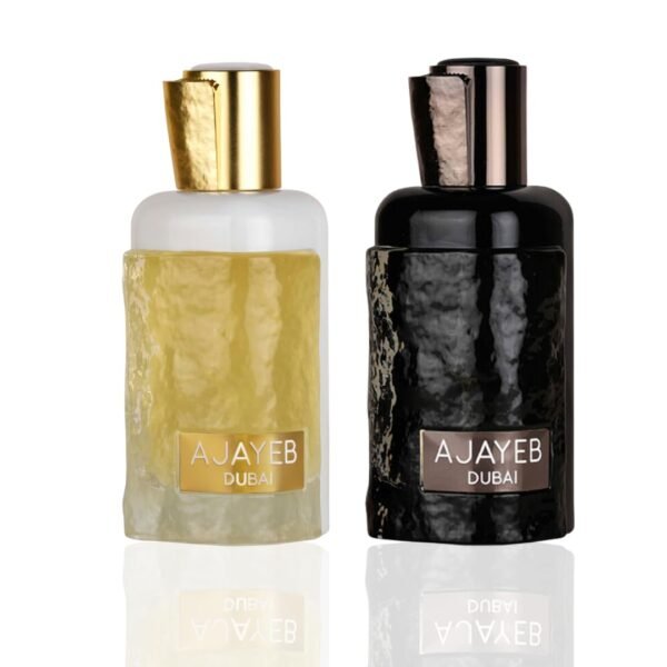 Lattafa Ajayeb for Unisex 2 Piece Eau de Parfum Gift Set (Dubai for Men + Dubai Potrait for Women) 3.4 Ounce/100 ml each - Image 2