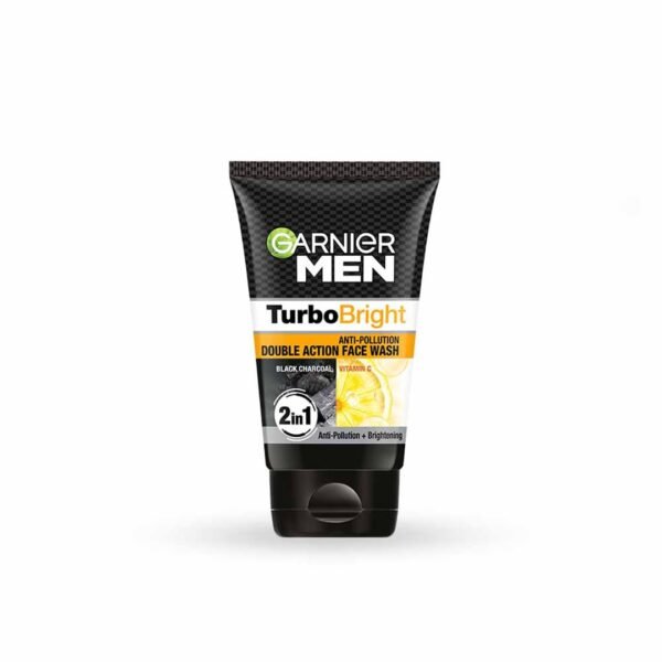 Garnier Men Power White Anti-Pollution Double Action Facewash, 100gm - Image 2