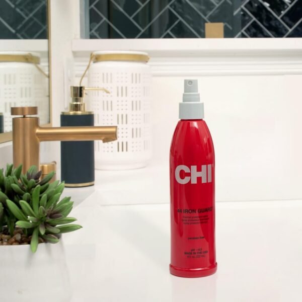 CHI 44 Iron Guard Thermal Protection Spray, Nourishing Formula Helps Resist Heat Damage to Hair & Tame Frizz, Clear, 8 Oz - Image 3