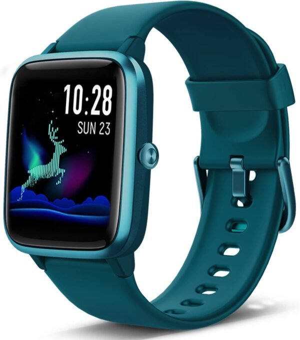 Fitpolo Smart Watch for Men Women,1.8” Touchscreen, Bluetooth Call, Alexa Built-in,24/7 Heart Rate SpO2 Monitor,Step Counting,Sleep Tracking, IP68 Waterproof Fitness Tracker Watch for Android iPhone - Image 2