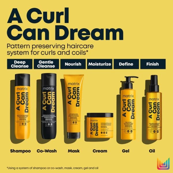 Matrix A Curl Can Dream Rich Mask, Hydrating & Deep Conditioning Leave-In Mask, Curly & Coily Hair, Sulfate & Paraben Free, Preserves Curl Pattern, Packaging May Vary - Image 8