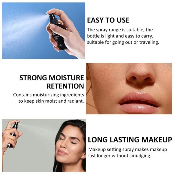 Kaely 2IN1 Hydrating Setting Spray for Face,Primer Face Makeup Matte Dewy Finish,Waterproof Setting Spray for Makeup Long Lasting,Oil Control,maquillaje Up To 16 Hours,Vegan & Cruelty-Free - Image 5