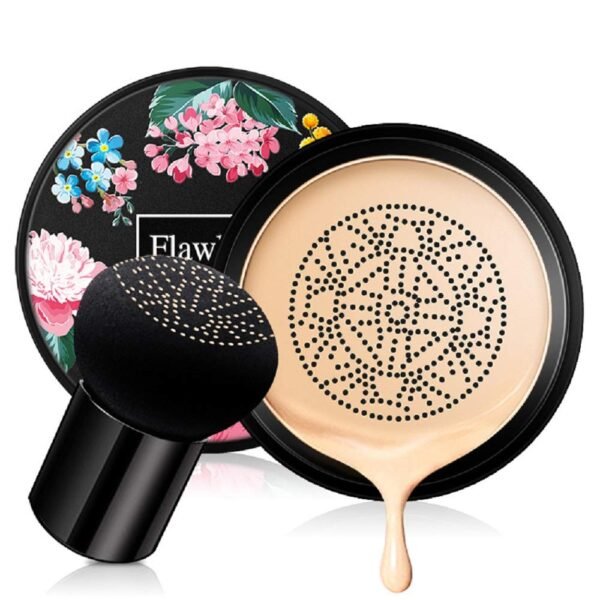Air Cushion CC Cream Foundation,BB Cream Makeup Foundation,Moisturizing Concealer Long Lasting Full Coverage Waterproof Foundation (Natural) - Image 2