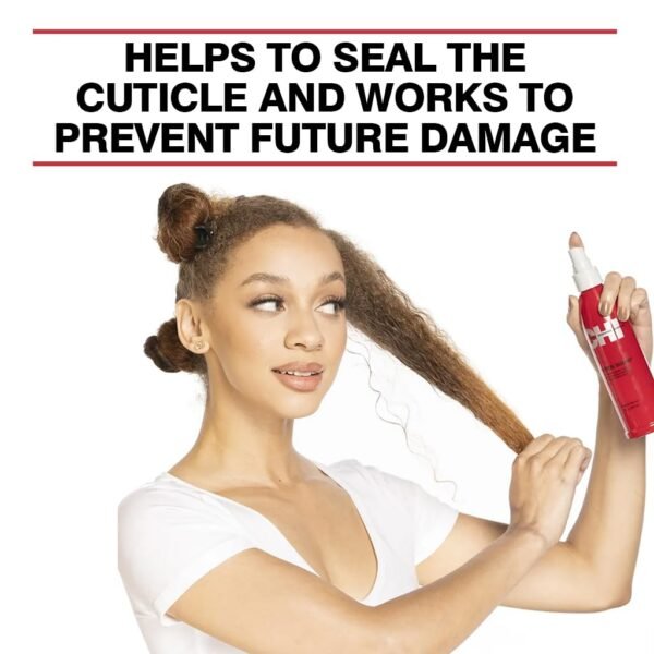 CHI 44 Iron Guard Thermal Protection Spray, Nourishing Formula Helps Resist Heat Damage to Hair & Tame Frizz, Clear, 8 Oz - Image 4
