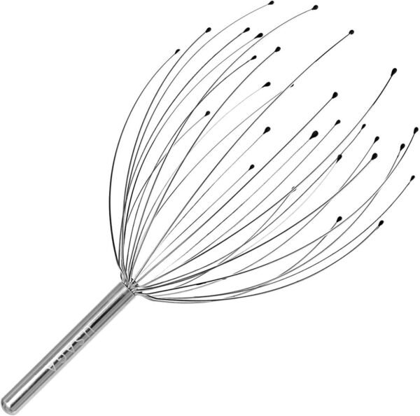 USAGA 28 Fingers (3rd Generation) Head Massager, Scalp Massager, Head Scratcher, Extendable Back Scratcher for Stress Relief, Hair Stimulation and Body Relaxing - Image 8