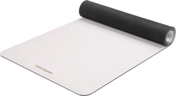 Retrospec Laguna 5mm Yoga Mat - Fitness Mat for Women, Men & Children, Slip-Resistant and Moisture Absorbing Exercise Mat for Home, Pilates, Yoga and Floor Workouts - Image 2