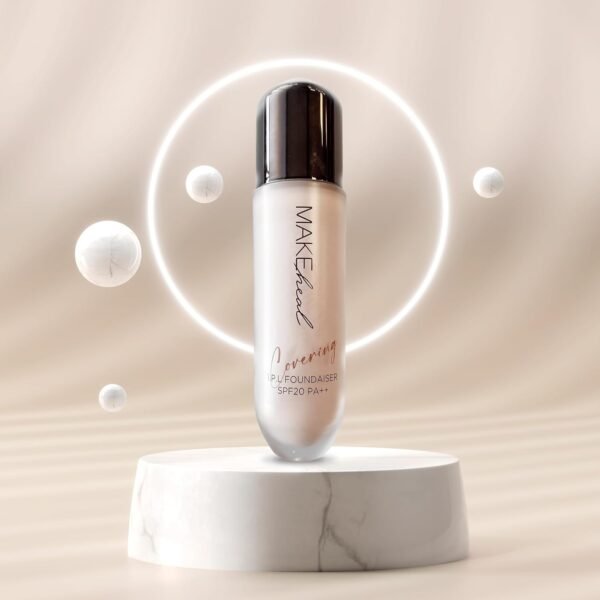 1.P.L Foundaiser Foundation SPF 20 PA++, Korean Foundation, Long-Lasting & Flawless Coverage, For Fair to Light Skin Tones, Dual-Function Foundation, (0.98oz) (19N - Purity) - Image 8
