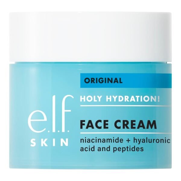 e.l.f. SKIN Holy Hydration! Face Cream, Moisturizer For Nourishing & Plumping Skin, Infused With Hyaluronic Acid, Vegan & Cruelty-Free, 1.76 Oz - Image 2