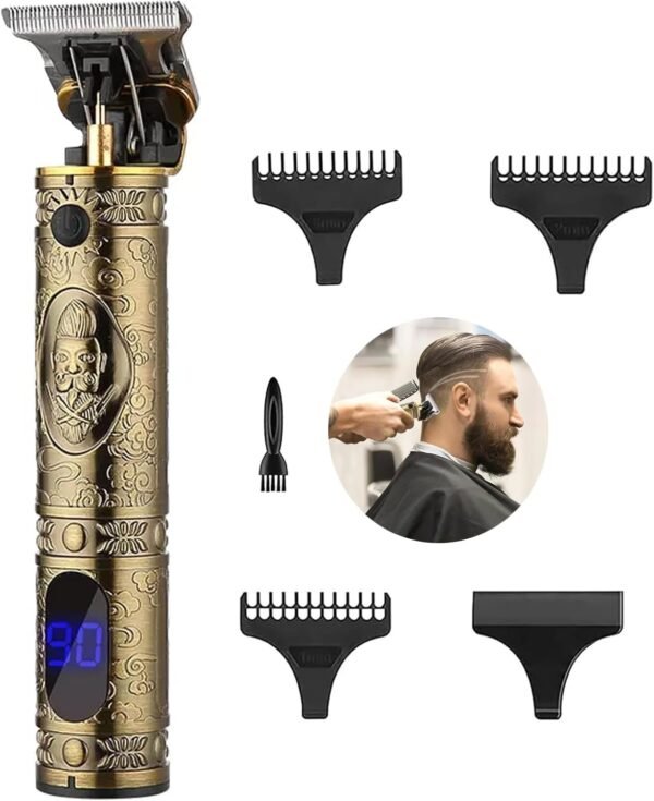 Professional Hair Trimmer Hair Clippers for Men Zero Gapped T-Blade Shaver Hair Cutting Electric Beard Trimmer Mens Grooming Kit with LCD Display Gifts for Men Fathers Boys - Image 2