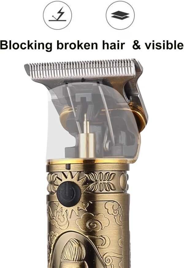 Professional Hair Trimmer Hair Clippers for Men Zero Gapped T-Blade Shaver Hair Cutting Electric Beard Trimmer Mens Grooming Kit with LCD Display Gifts for Men Fathers Boys - Image 5