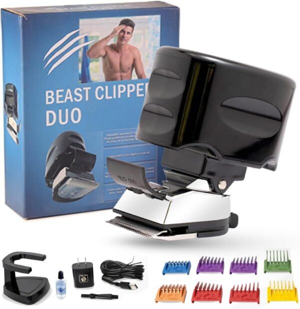 Skull Shaver Beast Clipper Duo : Ultimate Home Haircut & Grooming Kit for Men/Women - Holiday Gift Set, DIY Haircut,Hair Clippers, Self Haircut Tool. - Image 2