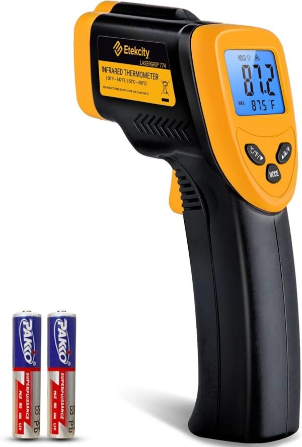 Etekcity Infrared Thermometer 774 and Smart Nutrition Scale, Digital for Cooking Baking Grilling, Track Calories Protein 19 Nutrients - Image 3