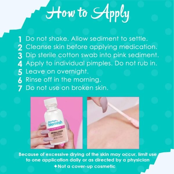 Bye Bye Blemish Acne Drying Lotion, Reduce Pimples Overnight 1oz, 1-Pack - Image 8